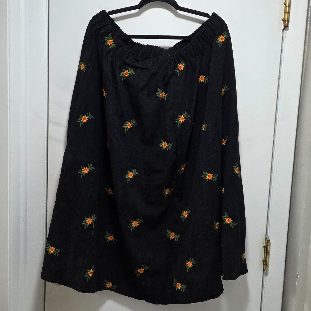 NWOT Shein 4xl Corduroy-like Skirt